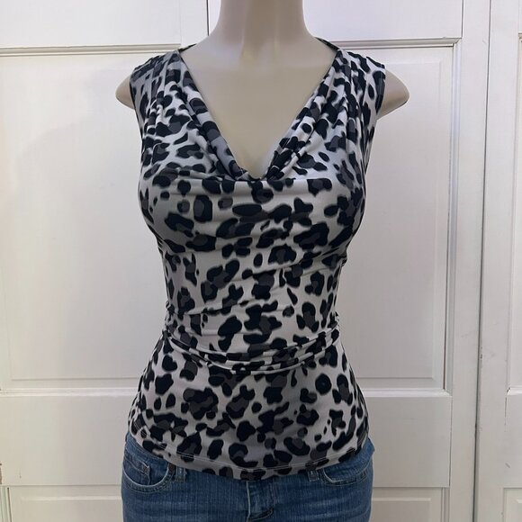 Calvin Klein Tops - Mcbling Calvin Klein Leopard Print Top